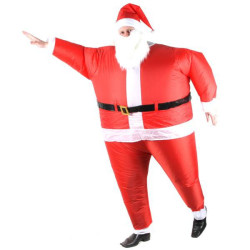 Costume Père Noël gonflable