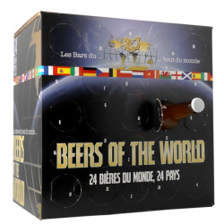 Calendrier de l'avent - 24 Bières du monde + 1 Verre
