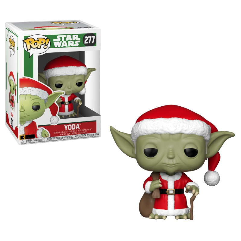 Figurine POP Star Wars Holiday Santa Yoda