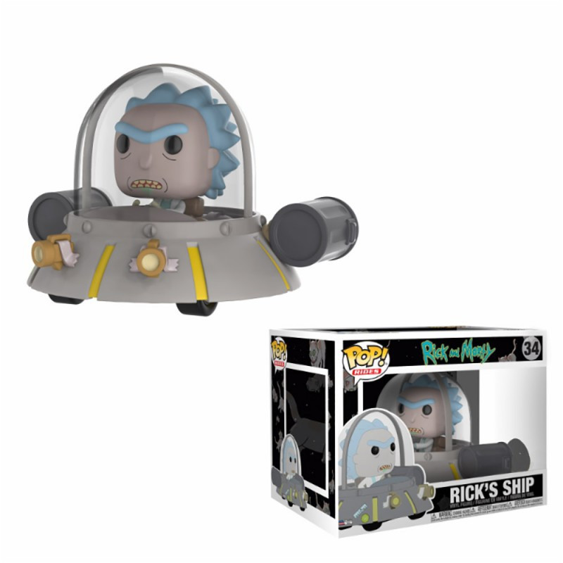 Figurine POP Rides Rick et Morty Space Cruiser (Exclusive)