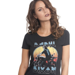 T-Shirt Walking Dead Dixon Metal (Femme)