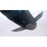 Cerf-volant baleine bleue taille réelle