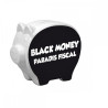 Tirelire cochon  - Black money