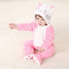 Combinaison petit chat rose - Barboteuse pour enfant