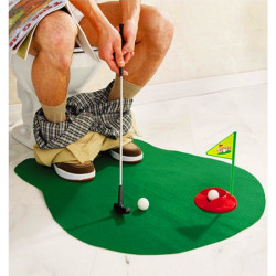Mini golf aux toilettes