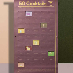 Poster 50 cocktails à goûter dans sa vie