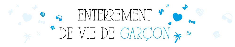 bannière enterrement de vie de garçon