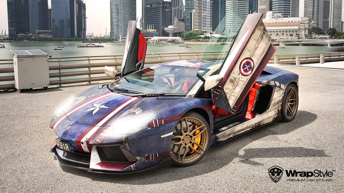 lamborghini aventador captain america