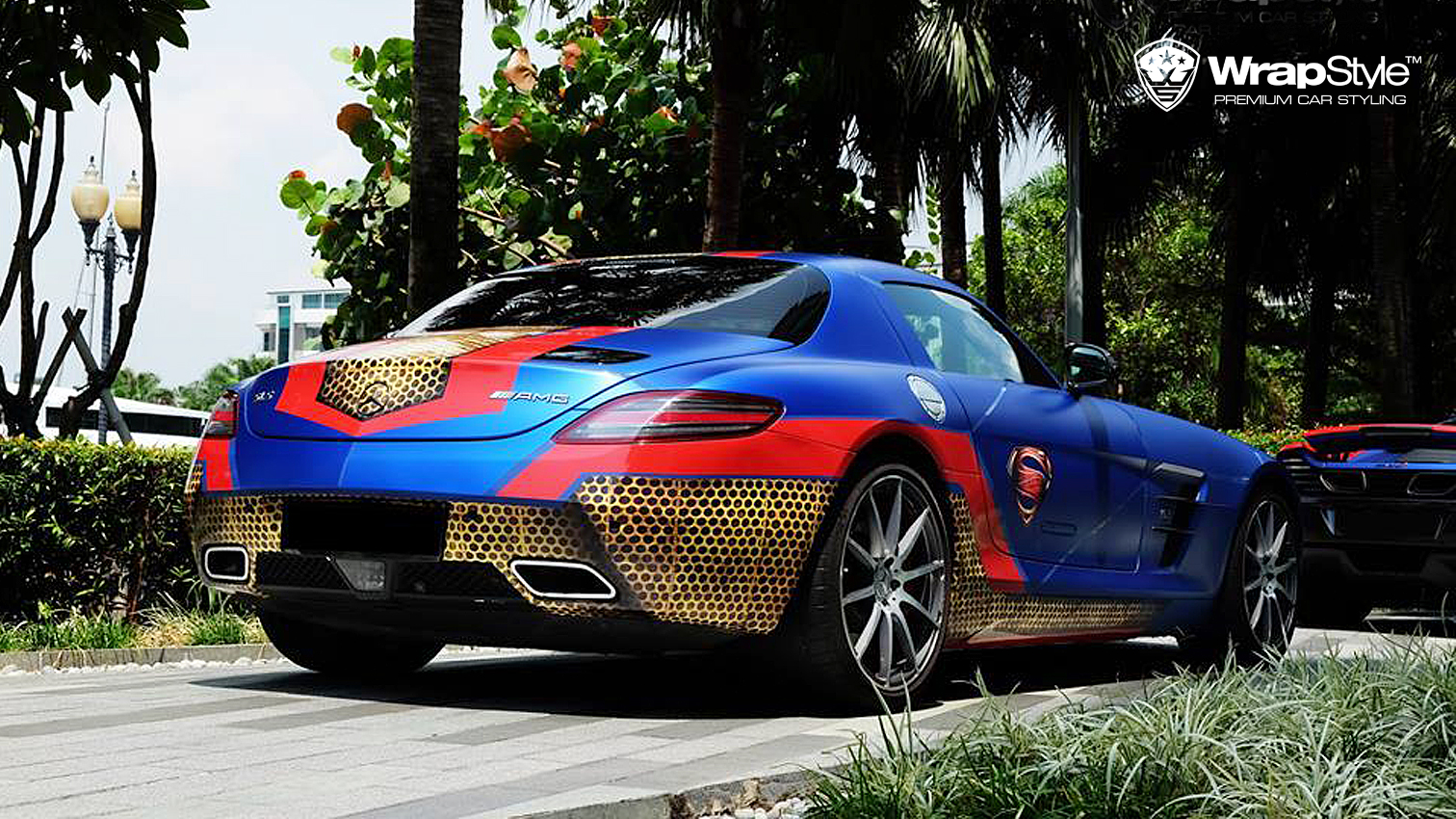 mercedes sls amg superman