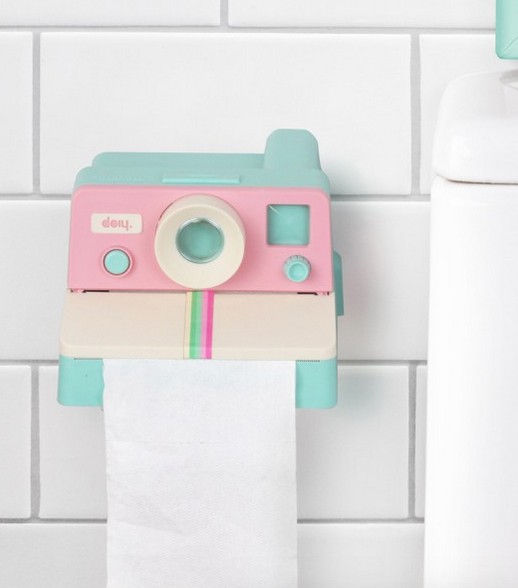 distributeur-papier-toilette-polaroid-polaroll-rose