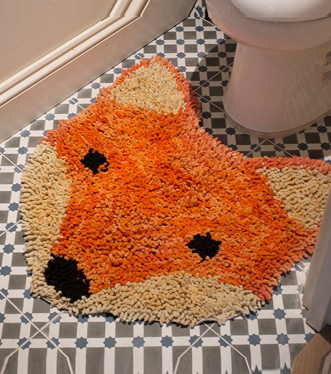 tapis-bain-renard-orange