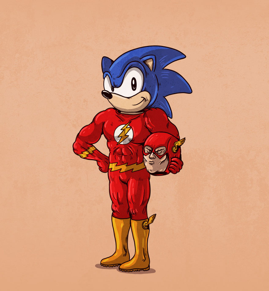 Sonic en Flash