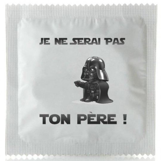 Le préservatif Dark Vador Star Wars