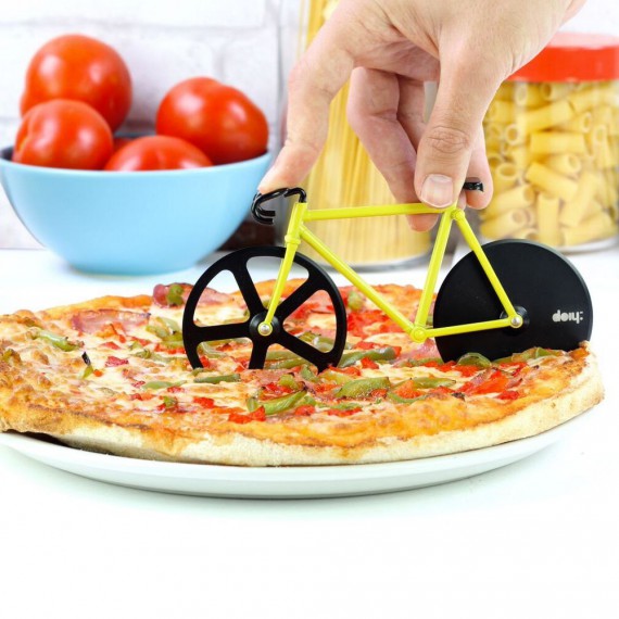 roulette à pizza vélo