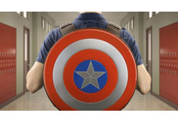 Le bouclier de Captain America en version sac à dos