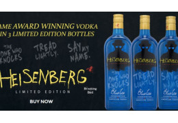 Breaking News : la vodka Heisenberg est en vente. Vodka Blue Ice, évidemment !