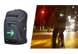 Un clignotant pour cycliste ? C'est possible grâce à ce sac à dos