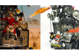 Le guitariste fou au lance-flammes de Mad Max en LEGO, ça donne ça !