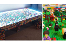 On passe à table ! Mais avec ma table LEGO bien sûr  (En vente à 6.580€)