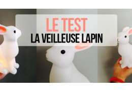 J'ai testé... La lampe veilleuse lapin pour enfants