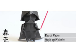 Tadashi Mori vous apprend à faire votre propre Dark Vador... en Origami !