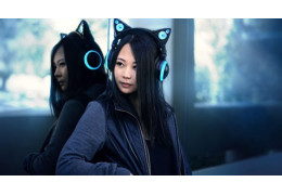 Un casque audio oreilles de chat et enceintes intégrées !